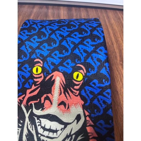 Star Wars Tie Men 60" Blue Big Jar Jar Binks Galactic Republic Gungan Grand Army - Picture 3 of 9
